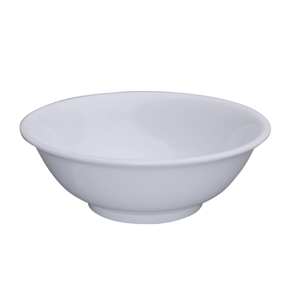 Winco MMB-52W 52 oz Round Melamine Bowl, White