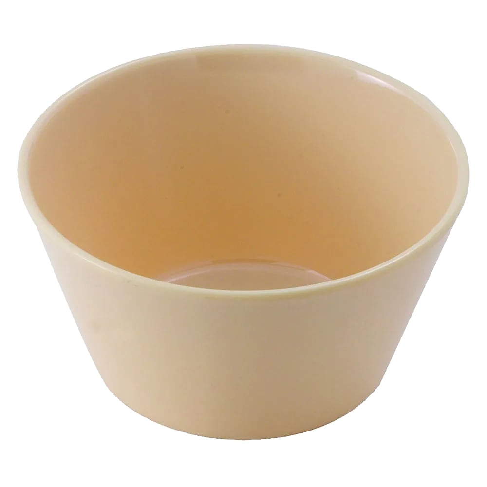 Winco MMB-8 8 oz Round Melamine Bouillon Cup, Tan