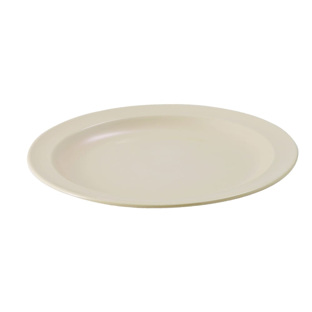 Winco MMPR-10 10" Round Melamine Dinner Plate, Tan