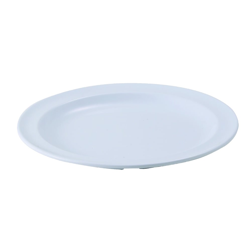 Winco MMPR-6W 6 3/8" Round Melamine Dinner Plate, White