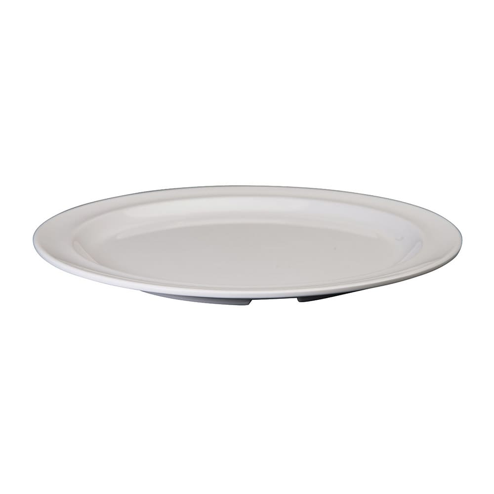 Winco MMPR-9W 9" Round Melamine Dinner Plate, White