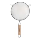 Winco MS3A-8S 8" Round Strainer w/ Single Fine Mesh & Flat Wooden Handle thumbnail 5