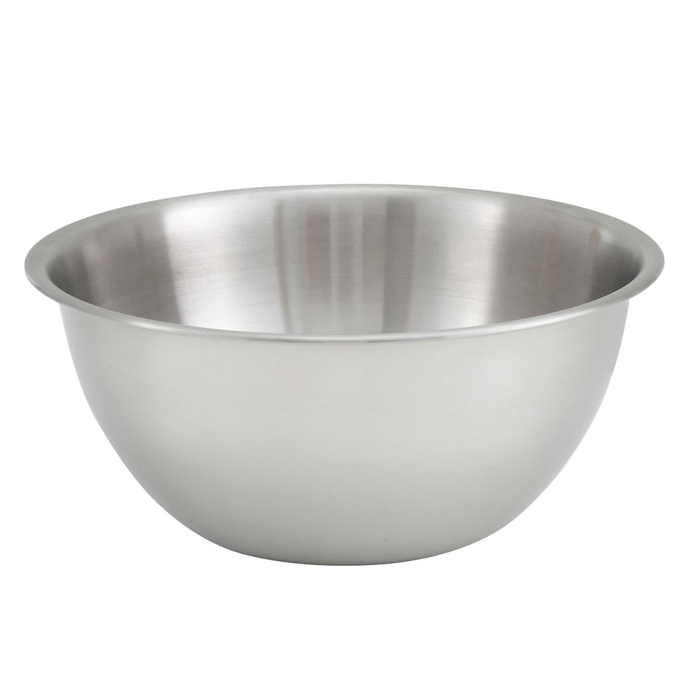 Winco MXBH-500 5 qt Heavy Duty Mixing Bowl, 10 x 5", Stainless