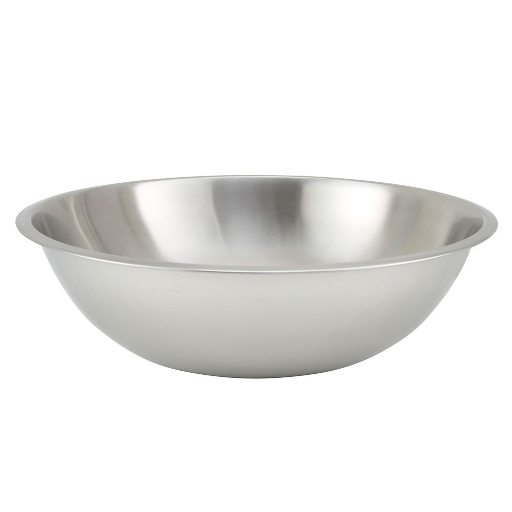 Winco MXHV-1300 13 qt Heavy Duty Mixing Bowl, 16 1/8 x 4 1/2", Stainless