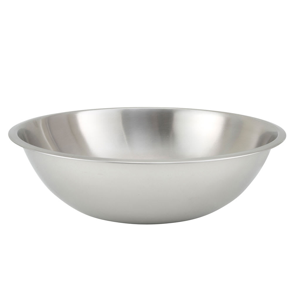 Winco MXHV-1600 16 qt Heavy Duty Mixing Bowl, 17 3/4 x 5 1/2", Stainless