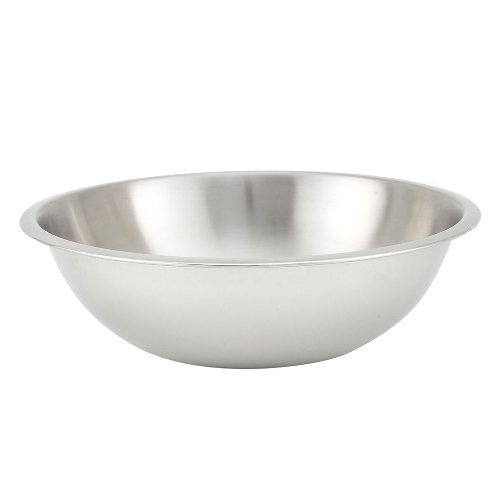 Winco MXHV-300 3 qt Heavy Duty Mixing Bowl, 9 1/2 x 2 3/4", Stainless