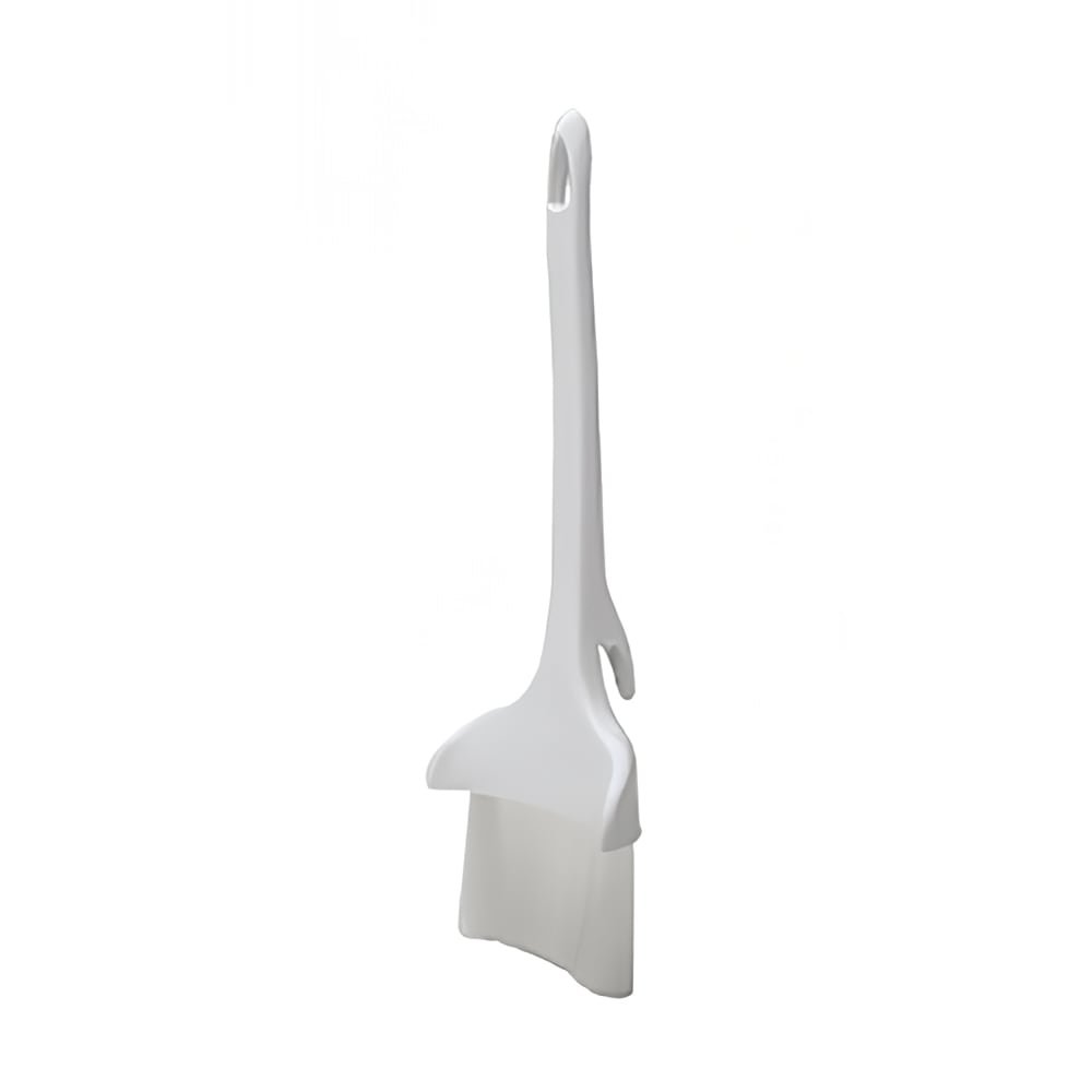 Winco NB-30HK 3" Concave Pastry Brush w/ Nylon Bristles & White Plastic Handle