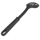 Winco NC-SL2 Slotted Nylon Spoon, Black thumbnail 4