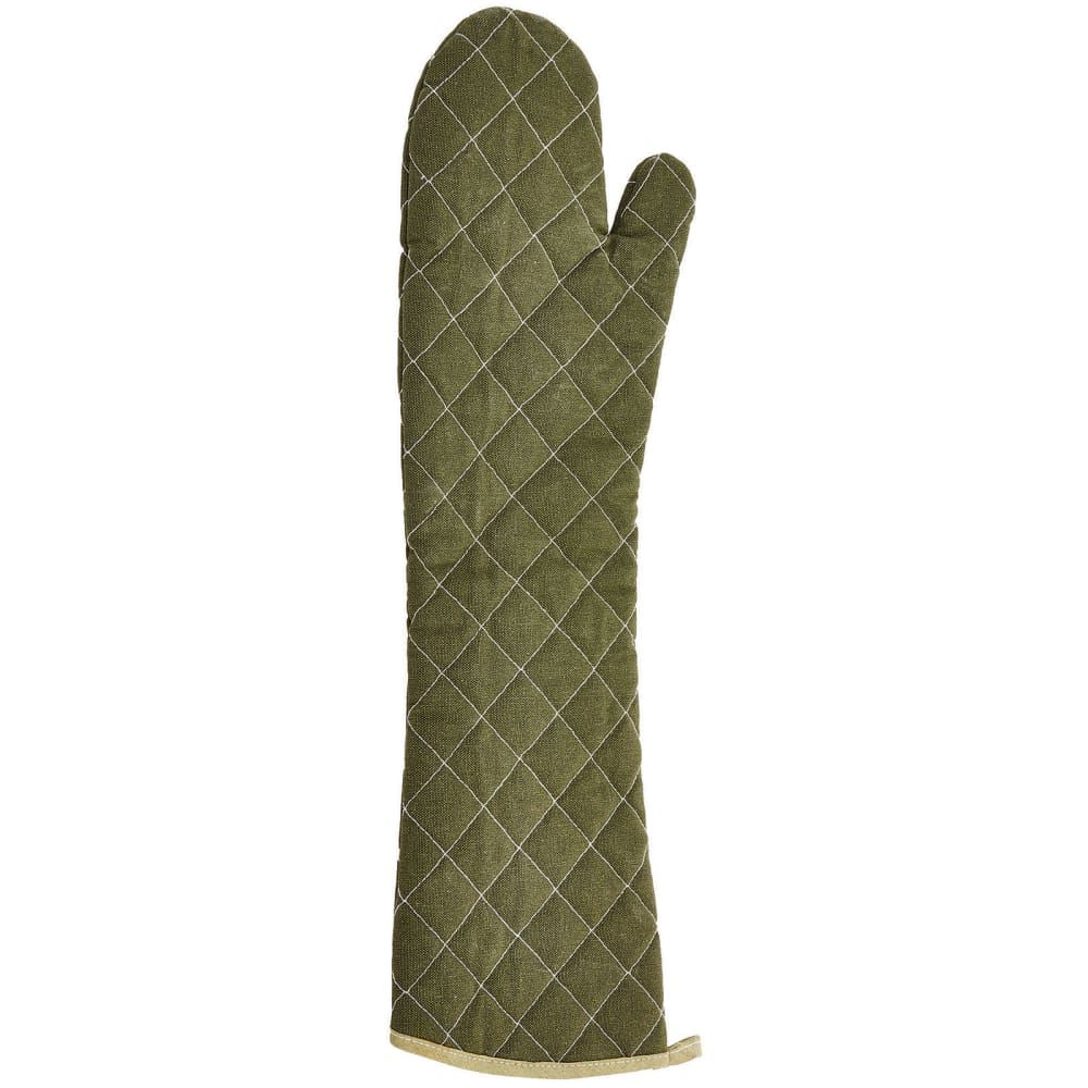 Winco OMF-24 24" Conventional Oven Mitt - Cotton, Green