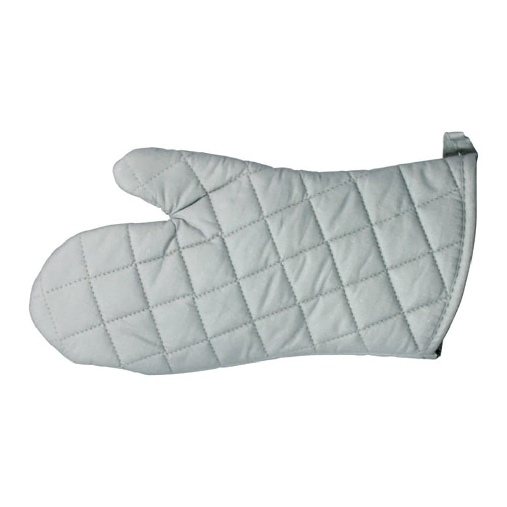 Winco OMS-13 13" Conventional Oven Mitt - Cotton, Gray