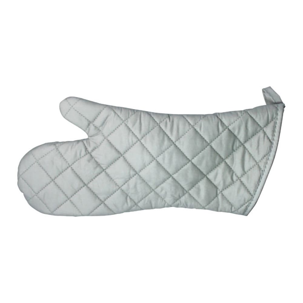 Winco OMS-15 15" Conventional Oven Mitt - Cotton, Gray