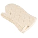 Winco OMT-13 13" Conventional Oven Mitt - Terry, Beige thumbnail 2