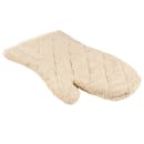 Winco OMT-13 13" Conventional Oven Mitt - Terry, Beige thumbnail 3