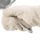 Winco OMT-13 13" Conventional Oven Mitt - Terry, Beige thumbnail 7