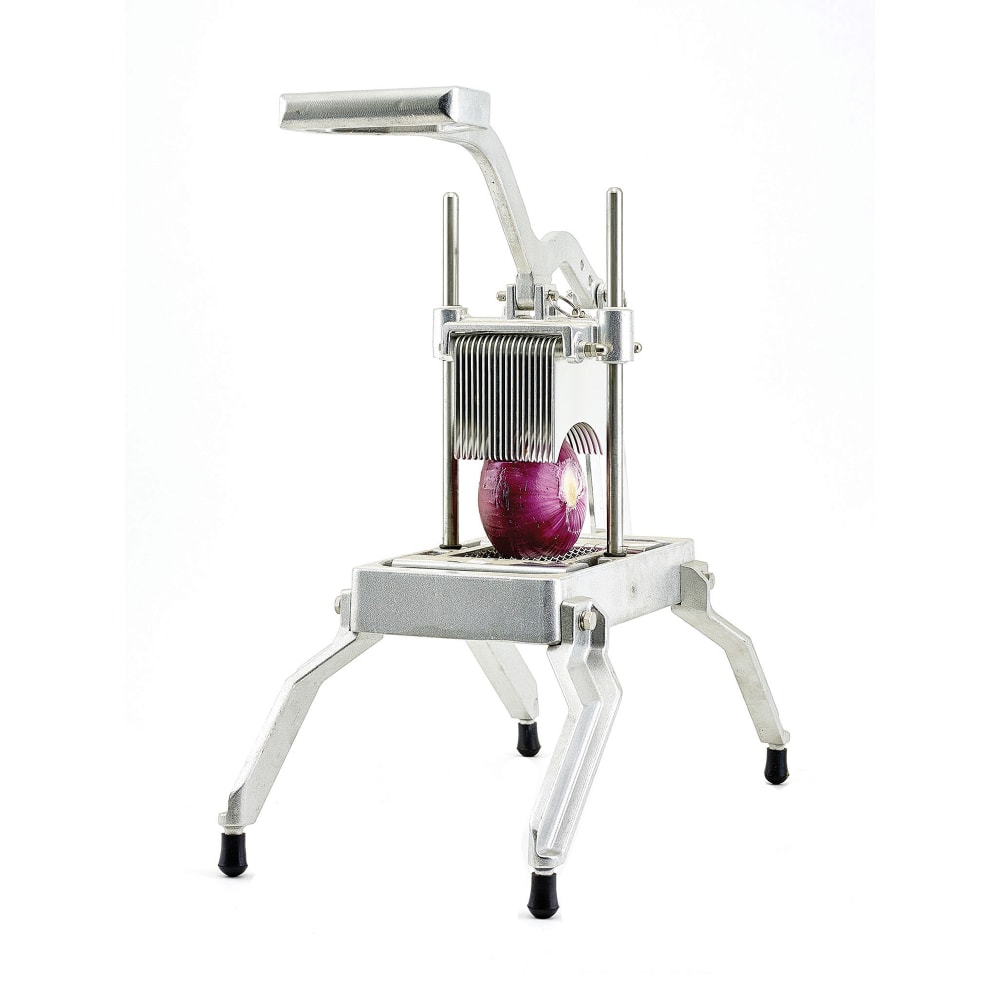 Winco OS-188 Aluminum Food Slicer, 3/16" Blades, Fruits & Vegetables, Manual