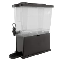 Winco PBD-3SK 3 gal Beverage Dispenser - Plastic Container, Black Base thumbnail 2