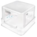 Winco PCSC-12C 12 qt Square Food Storage Container, Polycarbonate, Clear thumbnail 5