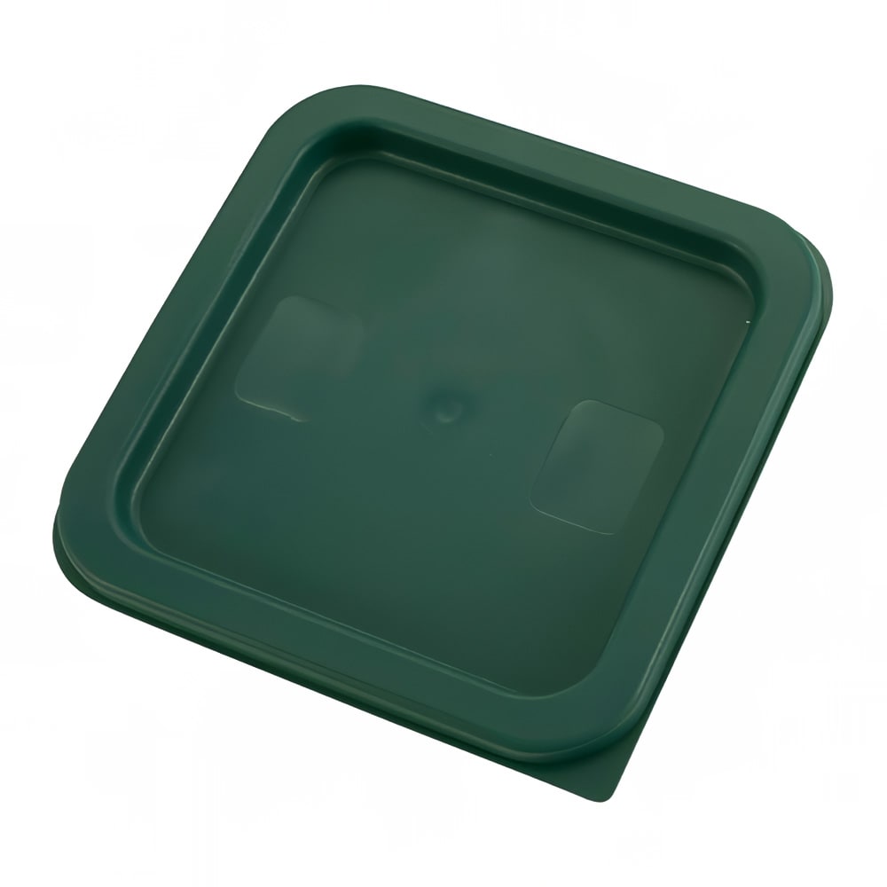 Winco PECC24 Cover for 2 & 4 qt Square Storage Containers - Polyethylene, Green