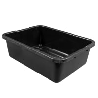 Winco PL-7K Bus Box - 21 1/2" x 15" x 7", Black thumbnail 2