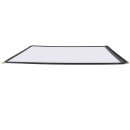 Winco PMC-14K Single Menu Cover, 8 1/2 x 14", Black thumbnail 4