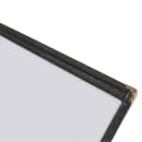 Winco PMC-14K Single Menu Cover, 8 1/2 x 14", Black thumbnail 5