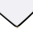 Winco PMC-5K Single Menu Cover, 5 1/2 x 8 1/2", Black thumbnail 6