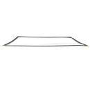 Winco PMC-9K Single Menu Cover, 9 1/2 x 12", Black thumbnail 4