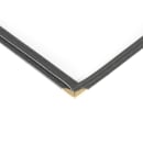 Winco PMC-9K Single Menu Cover, 9 1/2 x 12", Black thumbnail 5