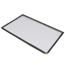 Winco PMCD-14K Double Fold Menu Cover, 8 1/2 x 14", Black thumbnail 2