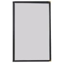 Winco PMCD-14K Double Fold Menu Cover, 8 1/2 x 14", Black thumbnail 3