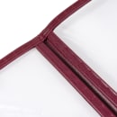 Winco PMCD-14U Double Fold Menu Cover, 8 1/2 x 14", Burgundy thumbnail 5