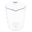 Winco PMCP-100 1 qt Measuring Cup - Polycarbonate, Clear thumbnail 5