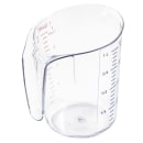 Winco PMCP-100 1 qt Measuring Cup - Polycarbonate, Clear thumbnail 6