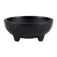 Winco PMSB-4 4 oz Molcajete Salsa Bowl, Polypropylene, Black thumbnail 8
