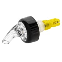 Winco PPA-150 1 1/2 oz Measuring Pourer w/ Black Collar & Inside Ball Bearing, Yellow Tail thumbnail 2