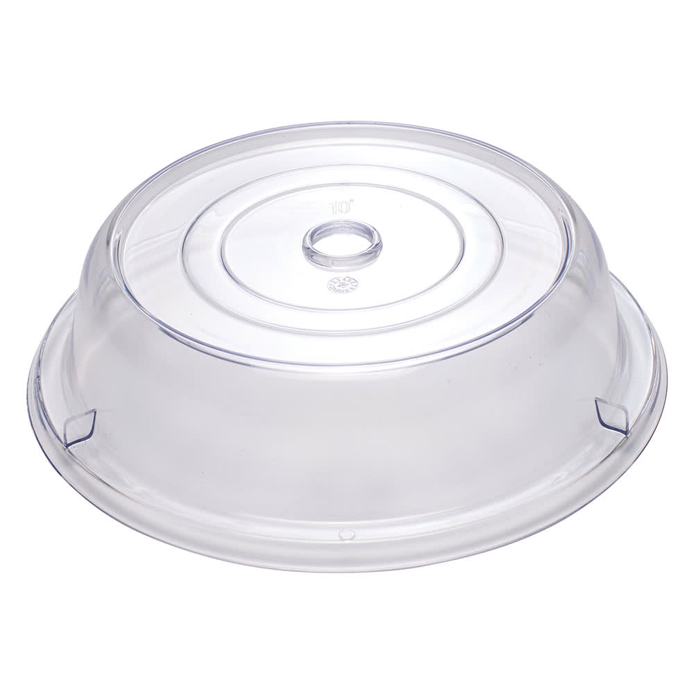 Winco PPCR-11 11" Plate Cover - 2 1/2"H, Polycarbonate, Clear