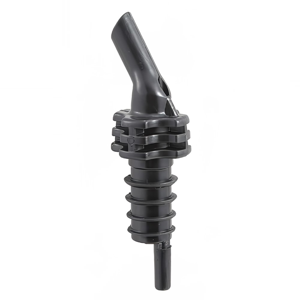 Winco PPR-1 Free-Flow Pourer w/ Flexible Plastic, Black