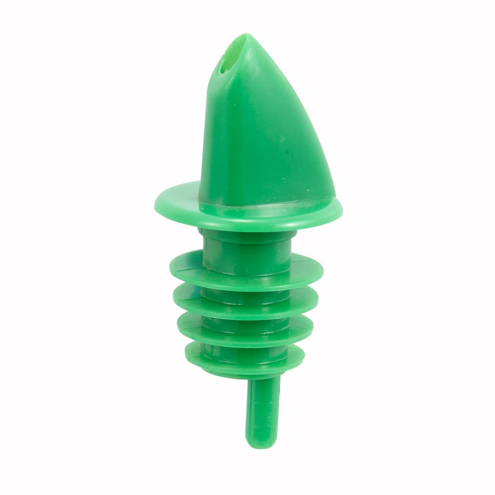 Winco PPR-2G Free Flow Liquor Pourer, Green