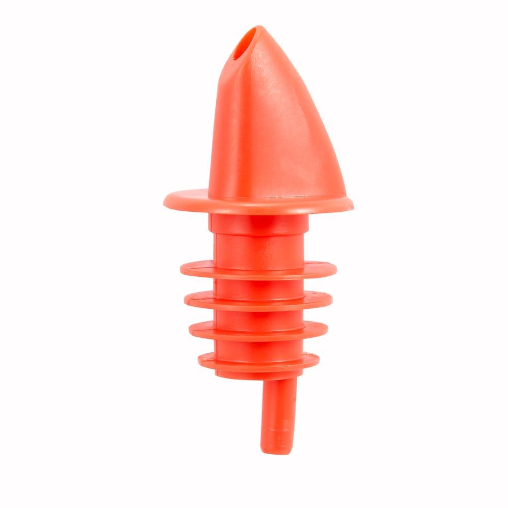 Winco PPR-2R Free Flow Liquor Pourer, Red