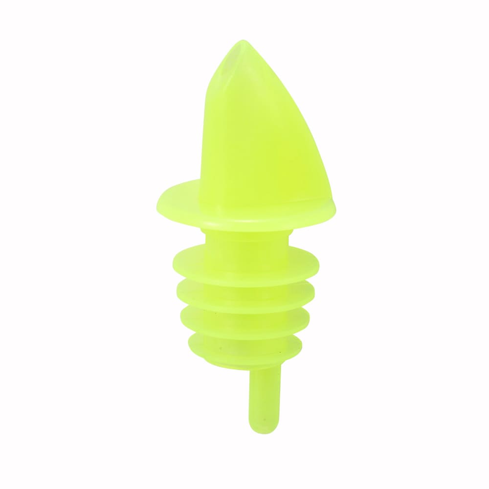 Winco PPR-2Y Free Flow Liquor Pourer, Yellow