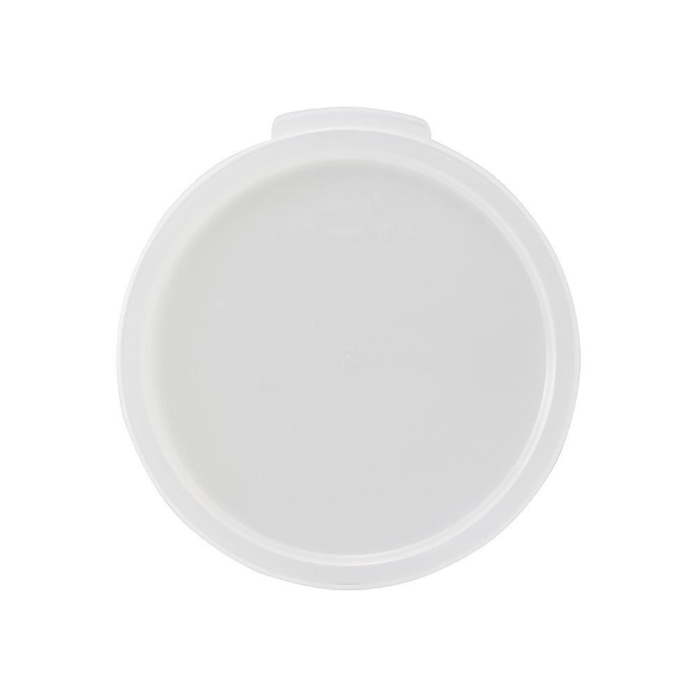 Winco PPRC-68C Round Cover for 6 & 8 qt Storage Containers - Polypropylene, White