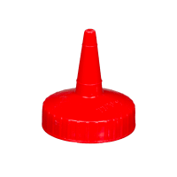 Winco PSB-08R 8 oz Plastic Squeeze Bottle, Red thumbnail 4