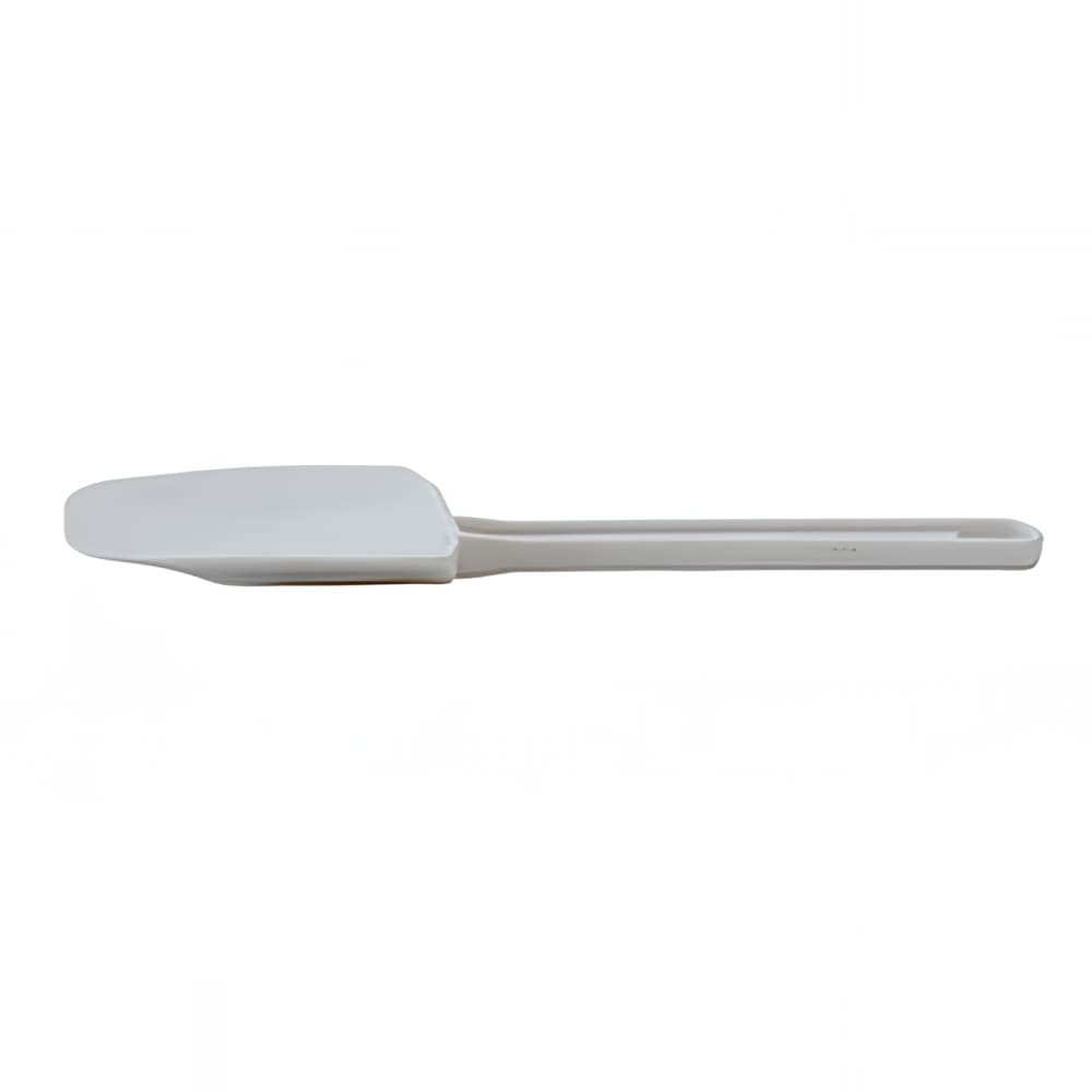 Winco PSGE-10 10" Scraper/Spatula - Bowl Shape Head, White