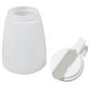 Winco PSUD-48 48 oz Cylindrical Dripcut Server - White Plastic, White Plastic Top thumbnail 2