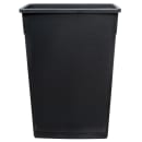 Winco PTC-23K 23 gal Rectangle Slim Trash Can, 20 1/8"L x 10 7/8"W x 29 7/8"H, Black thumbnail 2
