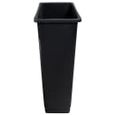 Winco PTC-23K 23 gal Rectangle Slim Trash Can, 20 1/8"L x 10 7/8"W x 29 7/8"H, Black thumbnail 3