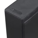 Winco PTC-23K 23 gal Rectangle Slim Trash Can, 20 1/8"L x 10 7/8"W x 29 7/8"H, Black thumbnail 7