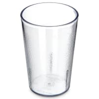 Winco PTP-08C 8 oz Clear Pebbled Plastic Tumbler thumbnail 3