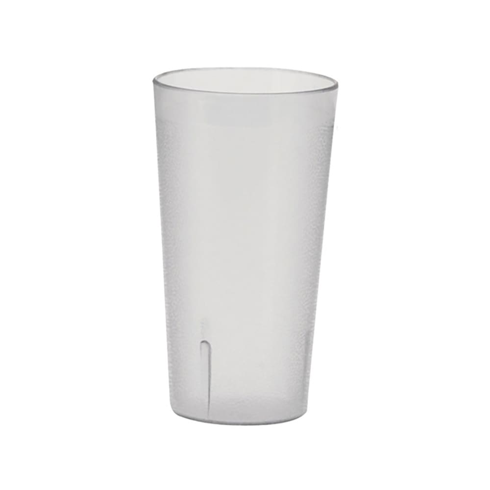 Winco PTP-20C 20 oz Clear Pebbled Plastic Tumbler