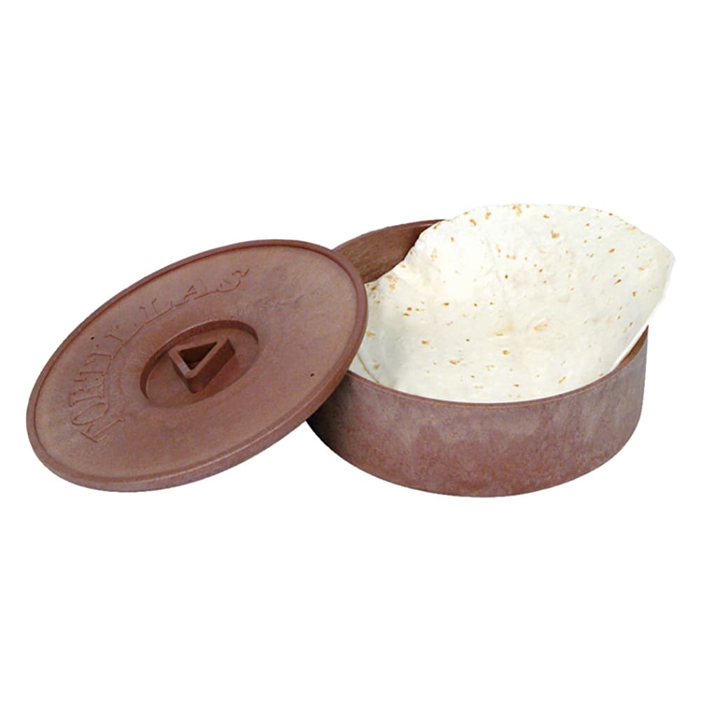 Winco PTW-8 Tortilla Warmer, 8 1/2"D x 2 5/8"H